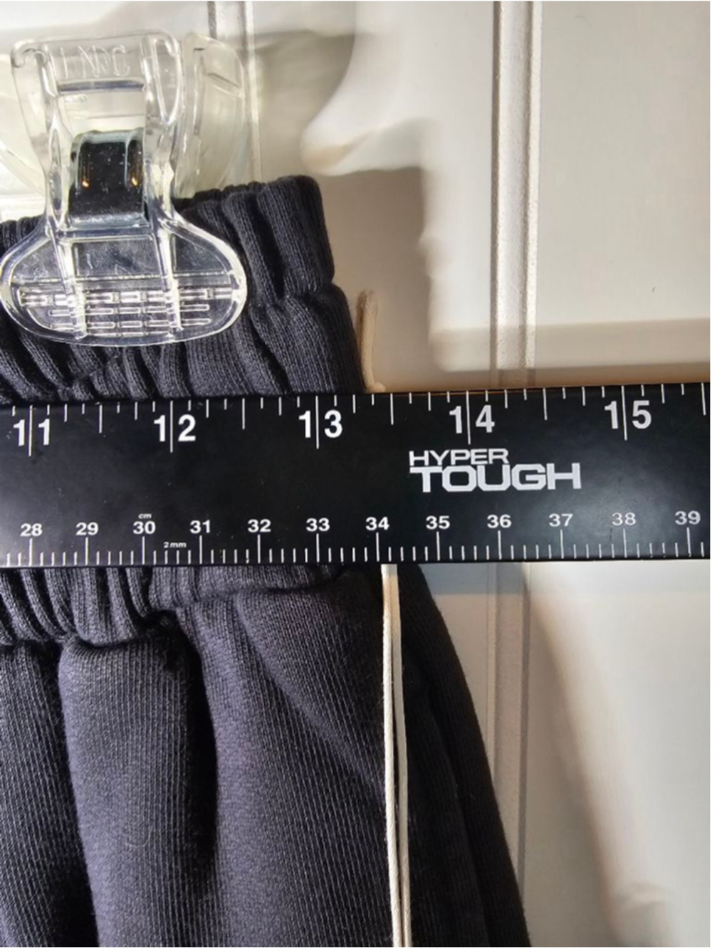 MOTHER Denim Knock Out Ankle Pant Jogger Faded Black Blue String Small NWT - Picture 8 of 12